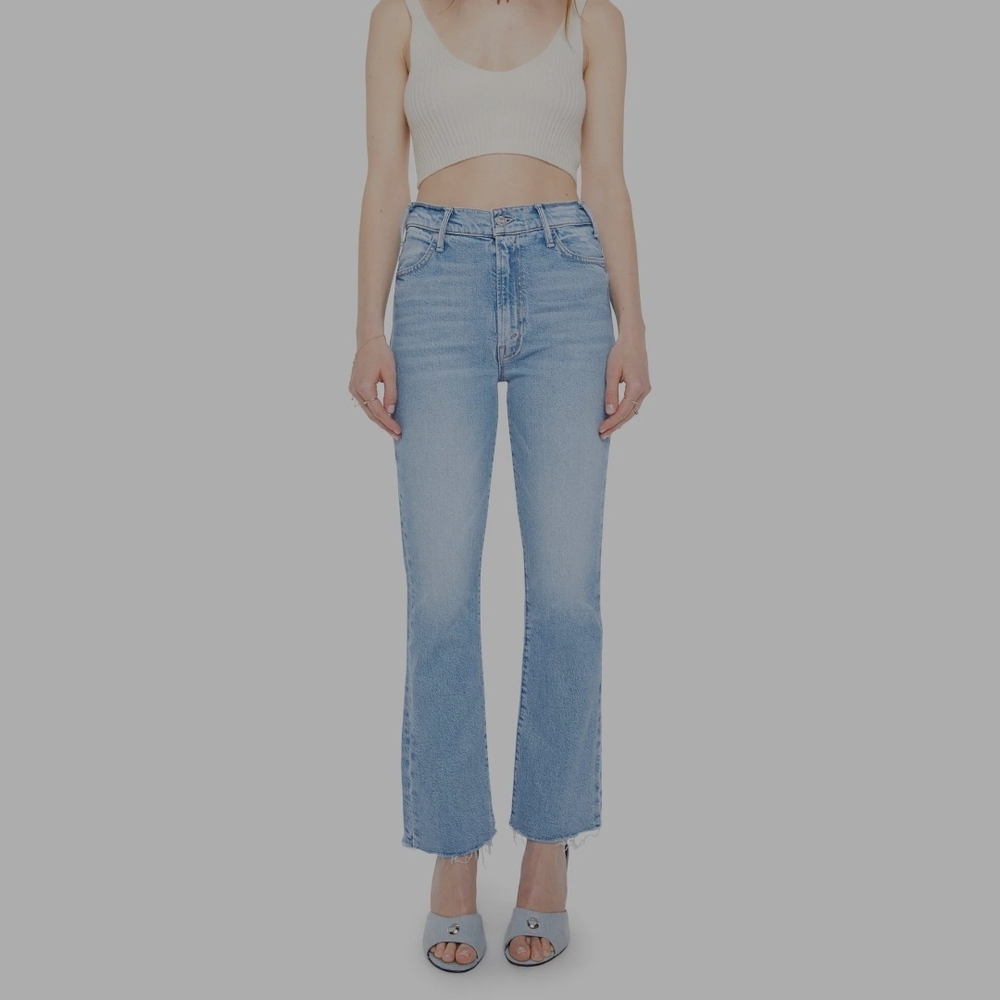 MOTHER Light Blue Straight Leg Jeans